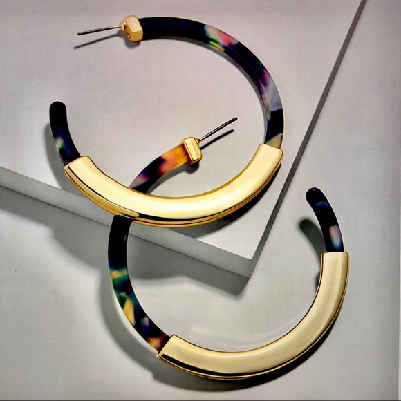 Blue Mandala Jewelry - Midnight Garden Hoops